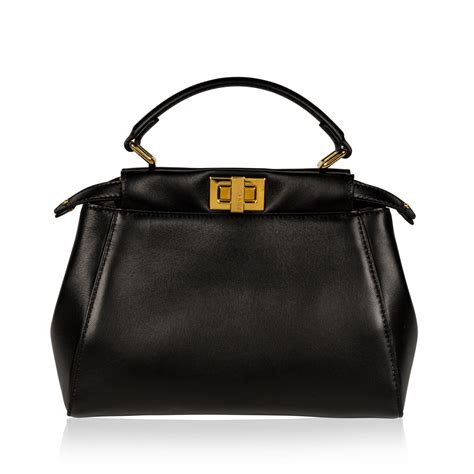 fendi peekaboo mini dimensions|Fendi peekaboo mini sale.